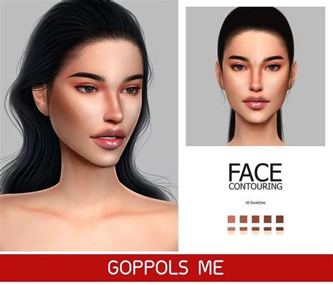 Gpme Face Contouring In 2020 Sims 4 Mac The Sims 4 Skin Sims 4