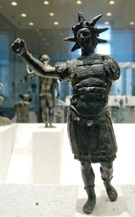 Sol Helios Roman statuette bronze 2nd3rd century AD Musée du