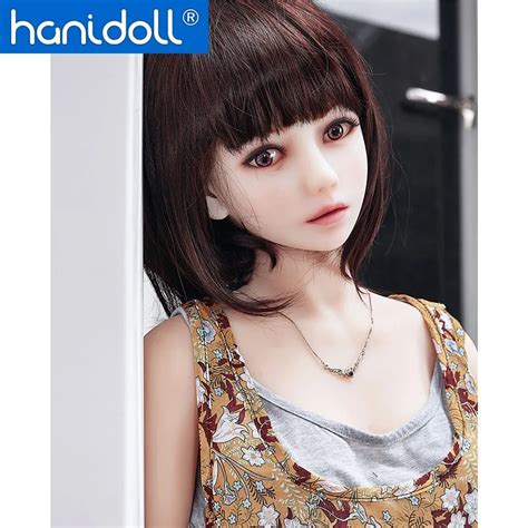 hanidoll tpe sex doll 145cm silicone sex dolls real small breast close eyes love doll realistic