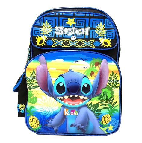 Disney Disney Lilo And Stitch 16 Large Canvas Backpack School Book Bag Back To School Walmart