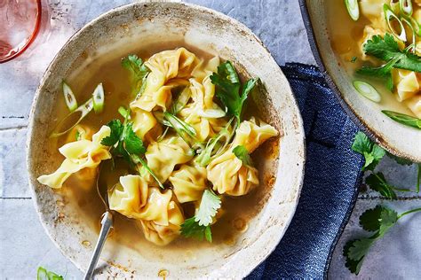 With more than 100 recipes from better homes and gardens, you'll find a treat for everyone on your list. Pork wontons in broth Recipe | Better Homes and Gardens
