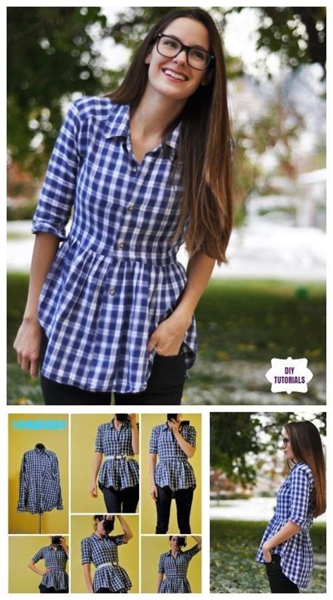 Repurpose Old Shirts Into Tops 1000 Refashion Clothes Altering