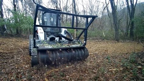 First Run Bobcat T770 With Forestry Mulcher Youtube