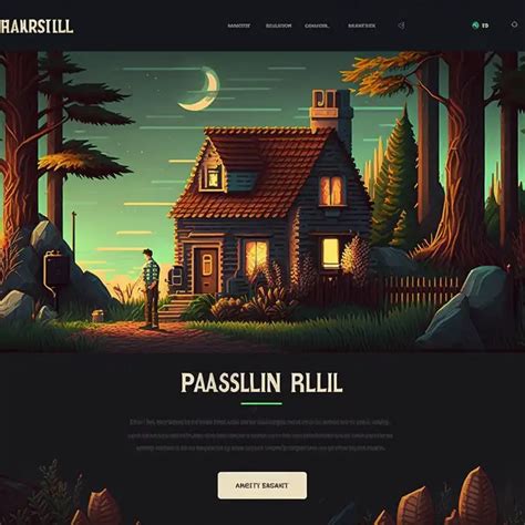 Pixel Art Website Design Midjourney Prompt