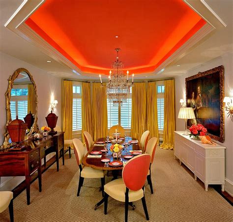 25 Trendy Dining Rooms With Spunky Orange