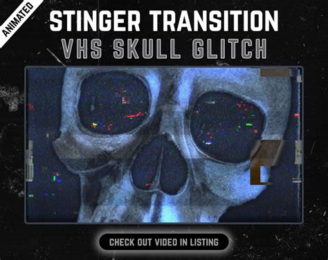 Horror Spider Glitch Stinger Transition Oakway Graphics