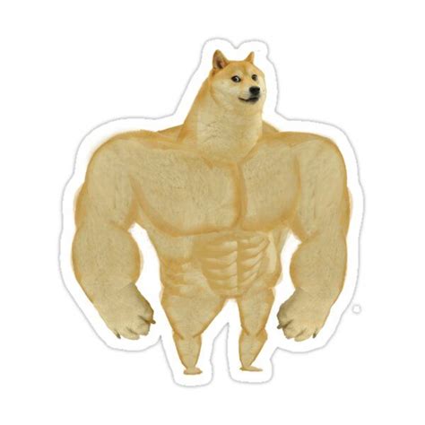 Wow Strong Shiba Inu Sticker By P0pculture3 Dog Memes Meme Stickers