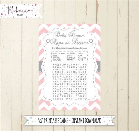 Pin On Baby Shower Games By Rebeccadesignsco