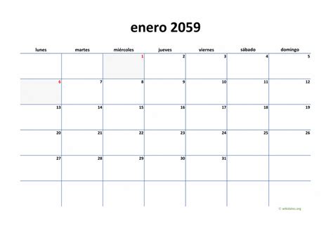 Calendario 2059 Calendario De España Del 2059