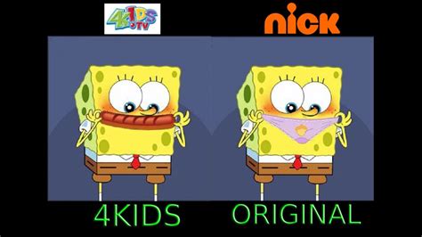 What If 4kids Censored Spongebob 2 Youtube