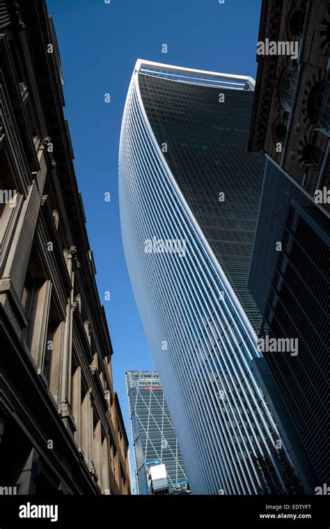 Curved Profile Of The Walkie Talkie Office At 20 Fenchurch Street