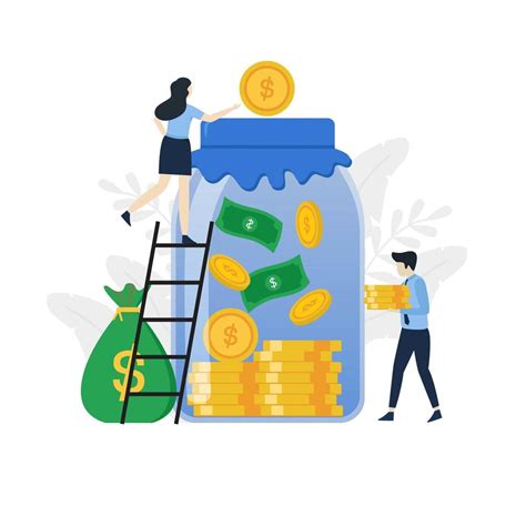 Modern Flat Save Money Illustration Concept 1222573 Vector Art At Vecteezy