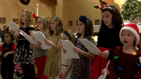 Childrens Choir Singing On Christmas Eve Youtube