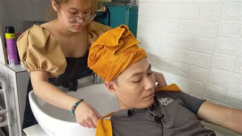 The Most Beautiful Girl In Vietnam Barbershop Asmr Massage Youtube