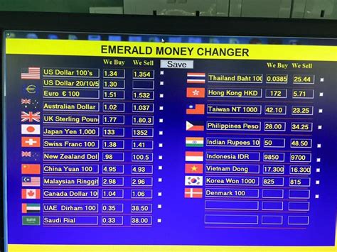 We are one of the best rate money changer company in malaysia. Money Changers and Malls with Best Exchange Rates in Metro ...