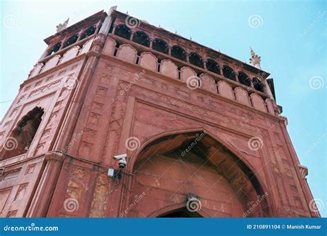 Jama Masjid Mosque Entry Gate Stock Photo Image Of Architectural