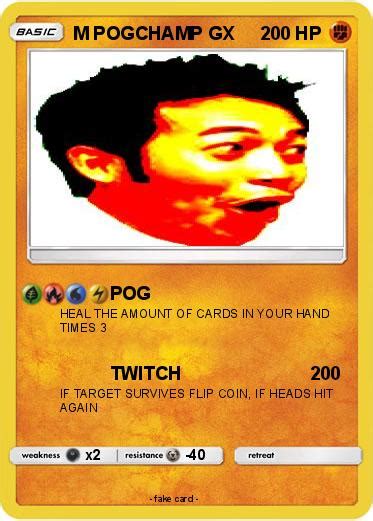 Pokémon M Pogchamp Gx Pog My Pokemon Card