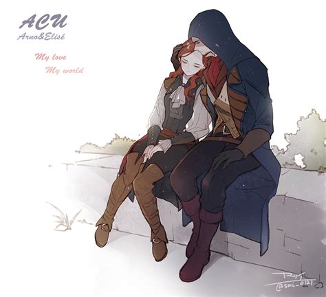 Arno Dorian And Elise De La Serre Assassin S Creed And More Drawn