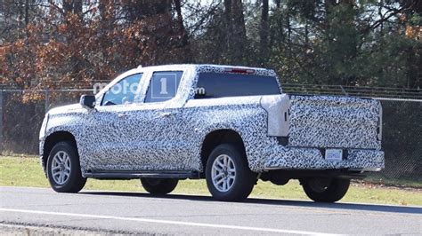 2019 Chevrolet Silverado Pickup Spied Showing Some Curves