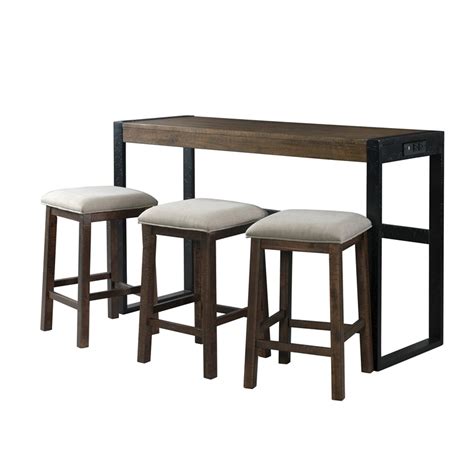 picket house furnishings enrico multipurpose bar table set ...