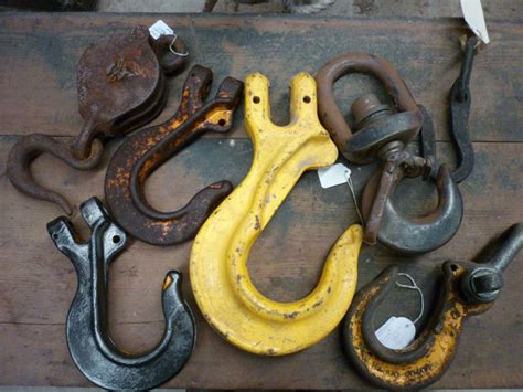 Crane Hooks Cast And Forged Steel Hermitage Road Antiques