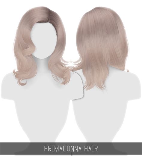 Sims 4 Hairs ~ Simpliciaty Primadonna Hair