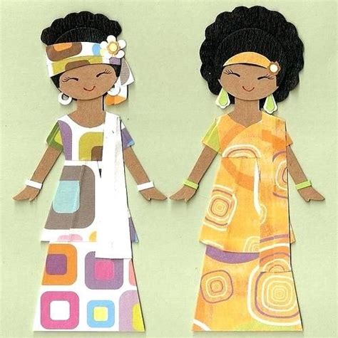 African Paper Dolls Free Printable African American Paper Dolls