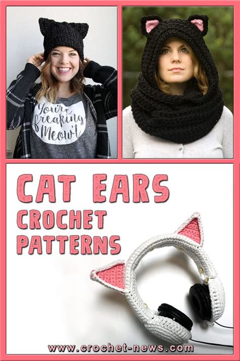 22 Crochet Cat Ears Patterns Crochet News