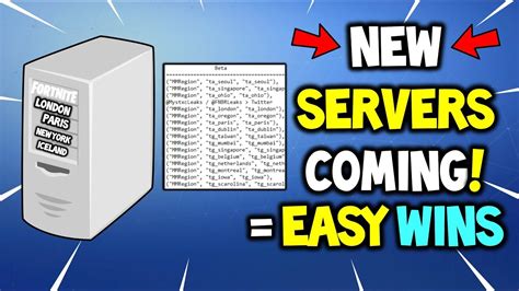 Fortnite New Servers Easy Wins New Server Are Coming To Fix Lag