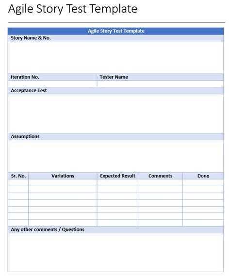 Agile Test Plan Template Samples And Best Practices Agile Seeds