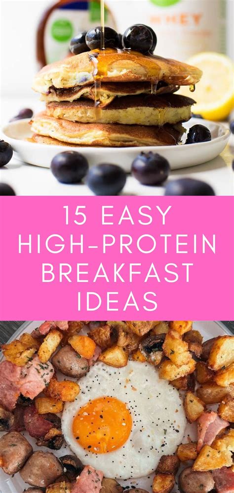 15 Quick And Easy High Protein Breakfast Ideas Let S Eat Cake