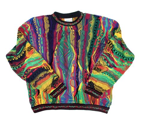 Authentic Coogi Australia Mens Sweater Size M Cotton Colorful Etsy