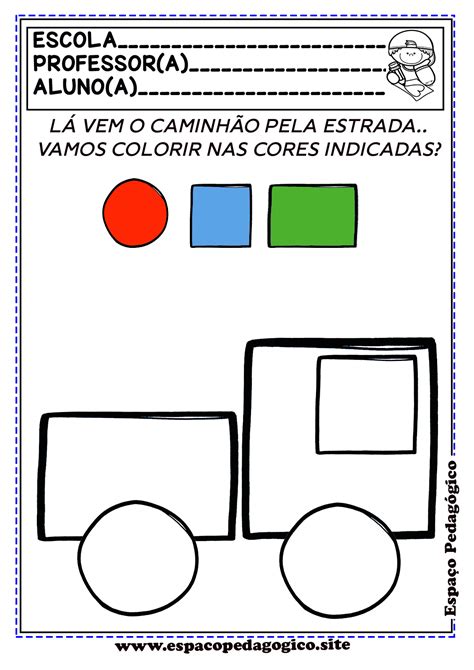 Atividade Ed Infantil Formas Geometricas