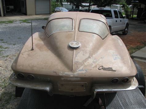 Barn Find 1963 Corvette Split Window Coupe Stored For 41 Years Sells On
