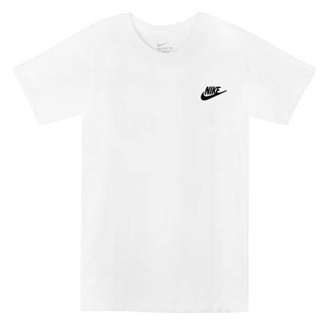 Mens Nike T Shirt Nike Futura Core Tee White Activewear