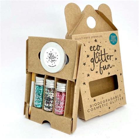 Sparkle Eco Glitter Kit Environmentally Friendly Make Up And Craft Kits