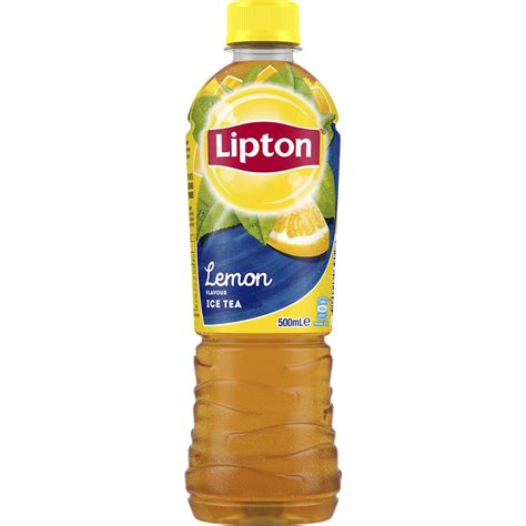 Lipton Ice Tea Lemon Tea Iced Tea Bottle Lemon 500ml Woolworths