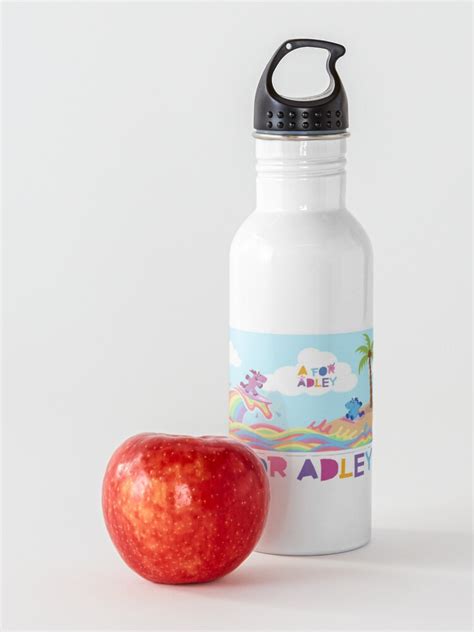A For Adley Merry Christmas Water Bottle For Sale By Marwa Ah Redbubble