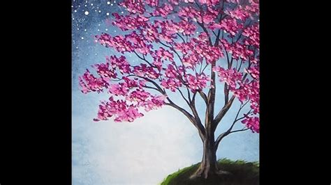 Cherry Blossom Painting Acrylic At Explore
