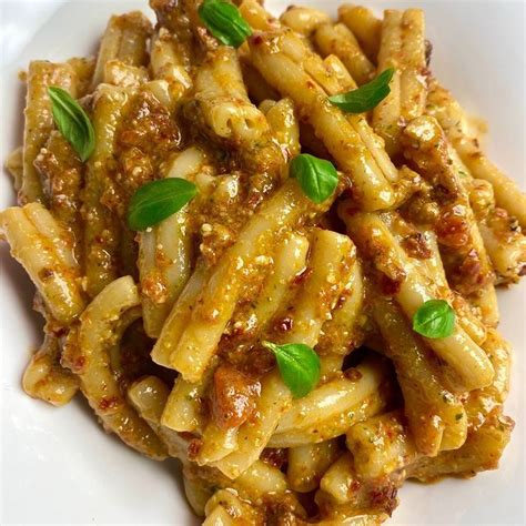 Al Ta Cucina Su Instagram Caserecce Con Pesto Alla Trapanese