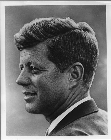 Photograph Left Profile Of John F Kennedy 2 Of 2 Photographs John