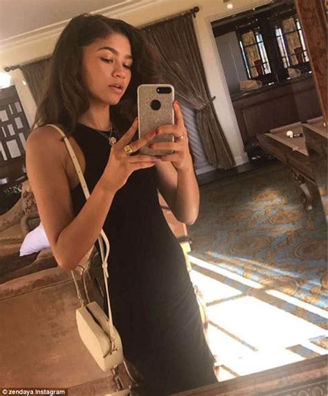 Zendaya Wows In Black Dress For Chrysalis Butterfly Ball Daily Mail