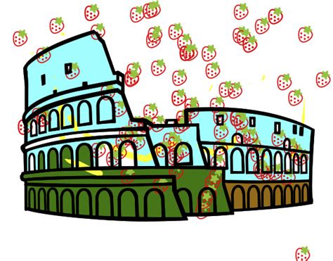 El emperador vespasiano lo hizo construir en el lugar. Dibujo de Coliseo romano pintado por en Dibujos.net el día 16-03-16 a las 13:14:43. Imprime ...