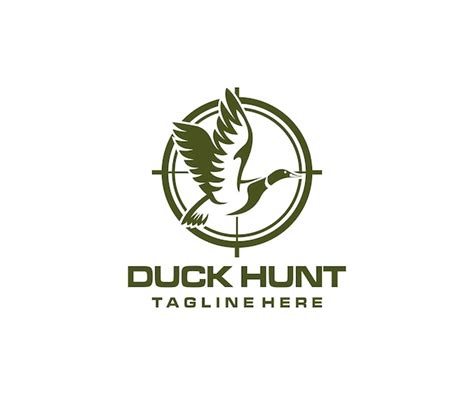 Premium Vector Duck Hunting Logo