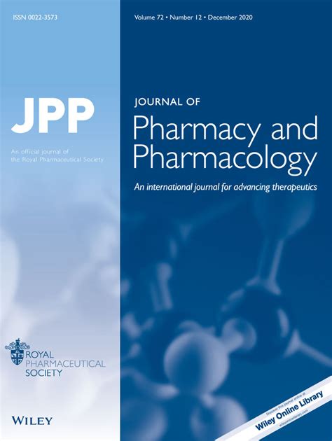 Journal Of Pharmacy And Pharmacology Vol 72 No 12