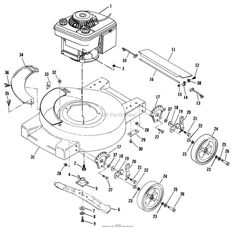 Lawn Mower Engine Diagram Small Engines Basic Tractor Wiring