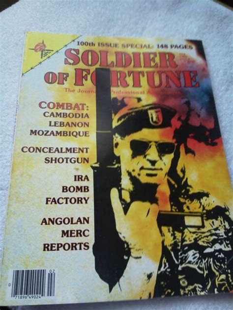 Soldier Of Fortune Magazine Feb 1986 Colonel Robert K Brown On The