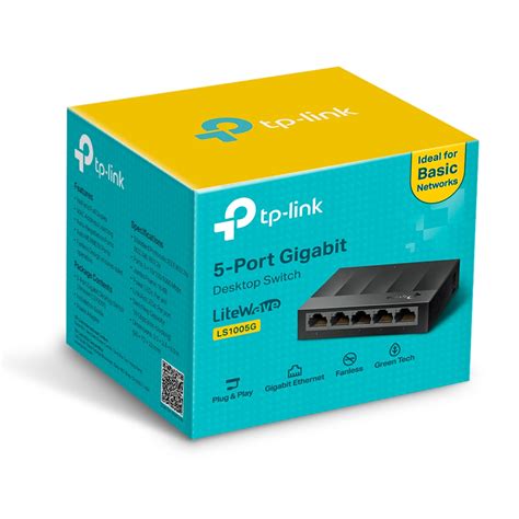 Switch 5 Puertos Gigabit 101001000mbps Tp Link Ls1005g Ctronic Security Ca