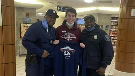 Runner who went into cardiac arrest during marathon thanks rescuers