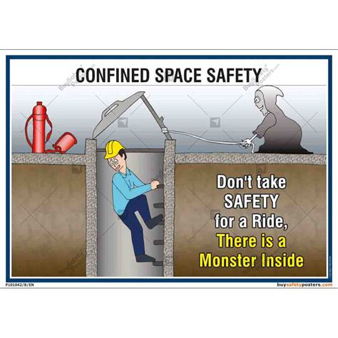 Di Riserva La Realtà Brocca Confined Space Safety Poster Oceania Erede